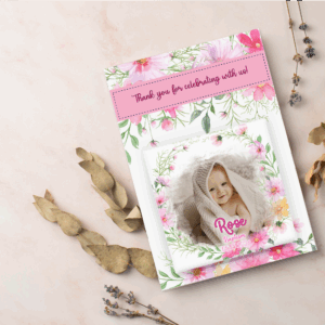 Magnesy Kwadratowe na Chrzest- podziękowanie za obecność