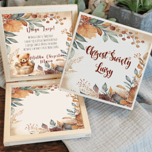 Skrzyneczka na Chrzest - pamiątka z życzeniami