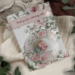 Magnesy na Chrzest- podziękowanie za obecność